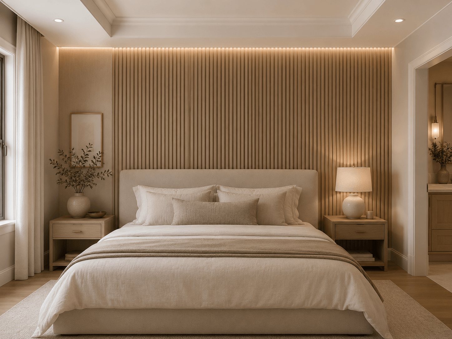 Accent wall detail
